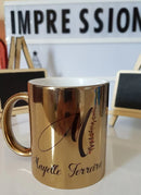 Caneca Metalizada DOURADA