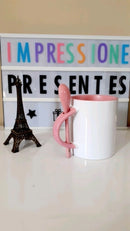 Caneca Colher Rosa